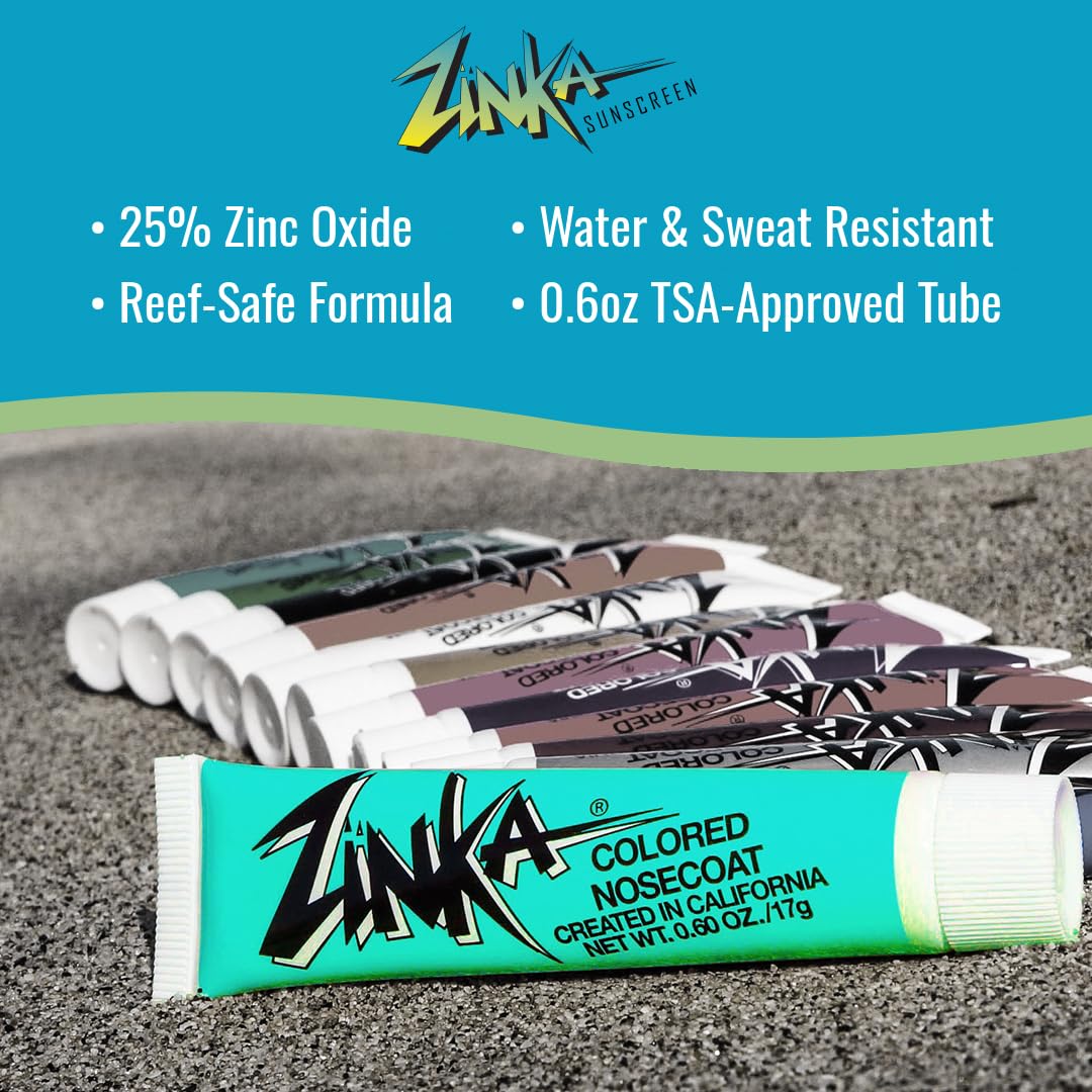 Zinka teal textured close-up of zinc paste showing smooth, opaque consistency