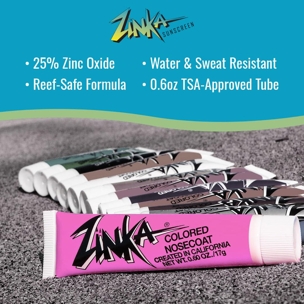 Zinka texture close-up displaying creamy zinc oxide for visible coverage