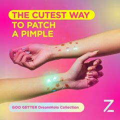 ZitSticka close-up of patch texture highlighting hydrocolloid absorbency