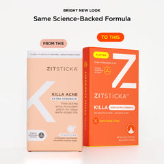 ZitSticka ingredient panel showing salicylic acid and niacinamide benefits