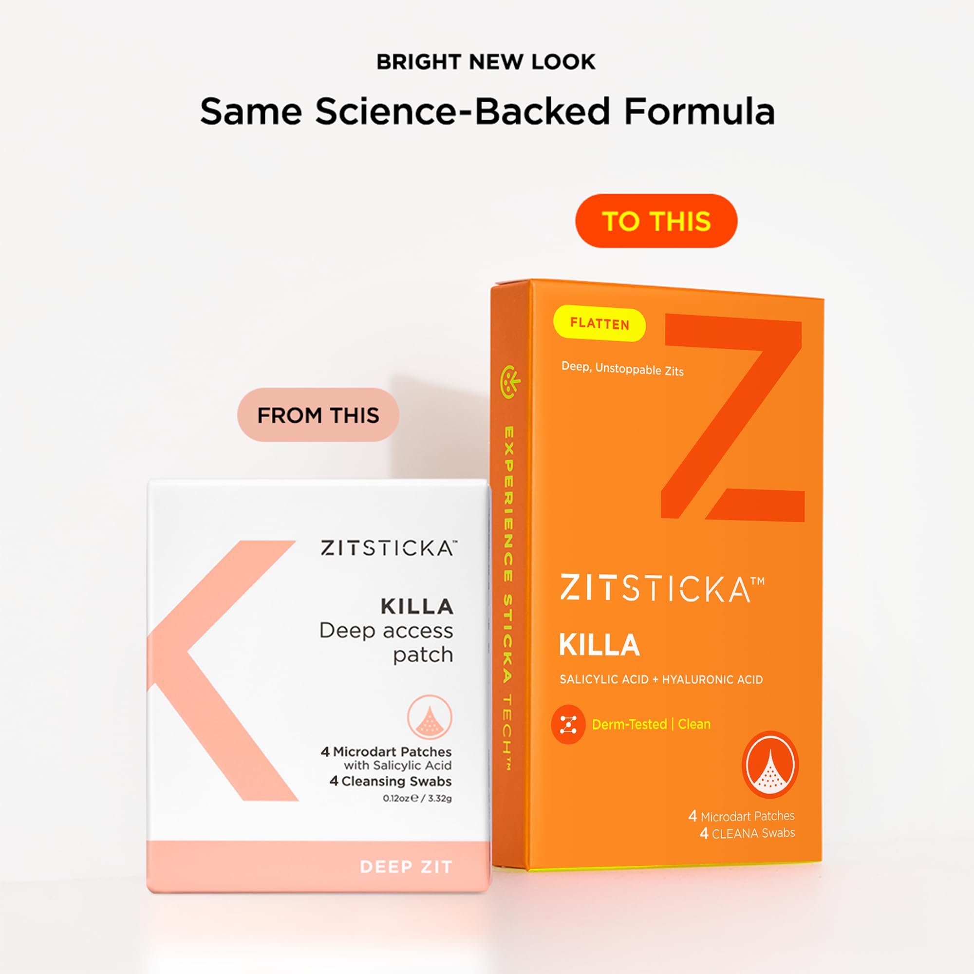 ZitSticka patches in travel pouch for on-the-go breakout care