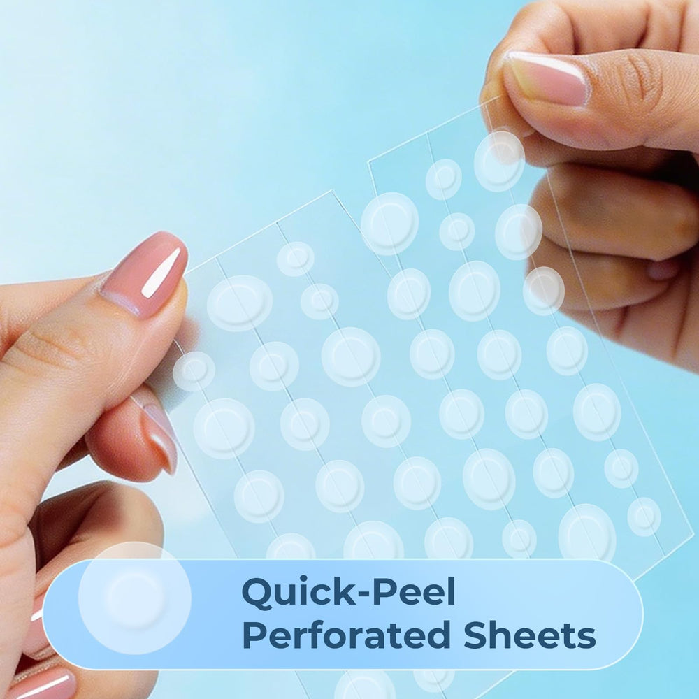 ZITZIP hydrocolloid texture close-up showing purity and gentle skin support