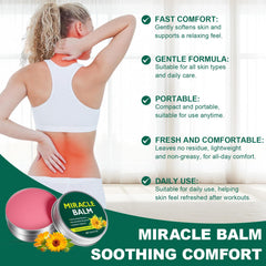 ZIXBMHYJ Miracle Balm used during hand massage to moisturize and soothe skin