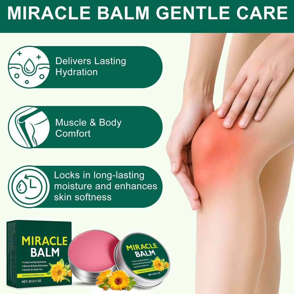 ZIXBMHYJ Miracle Balm label close-up showing ingredient highlights and directions