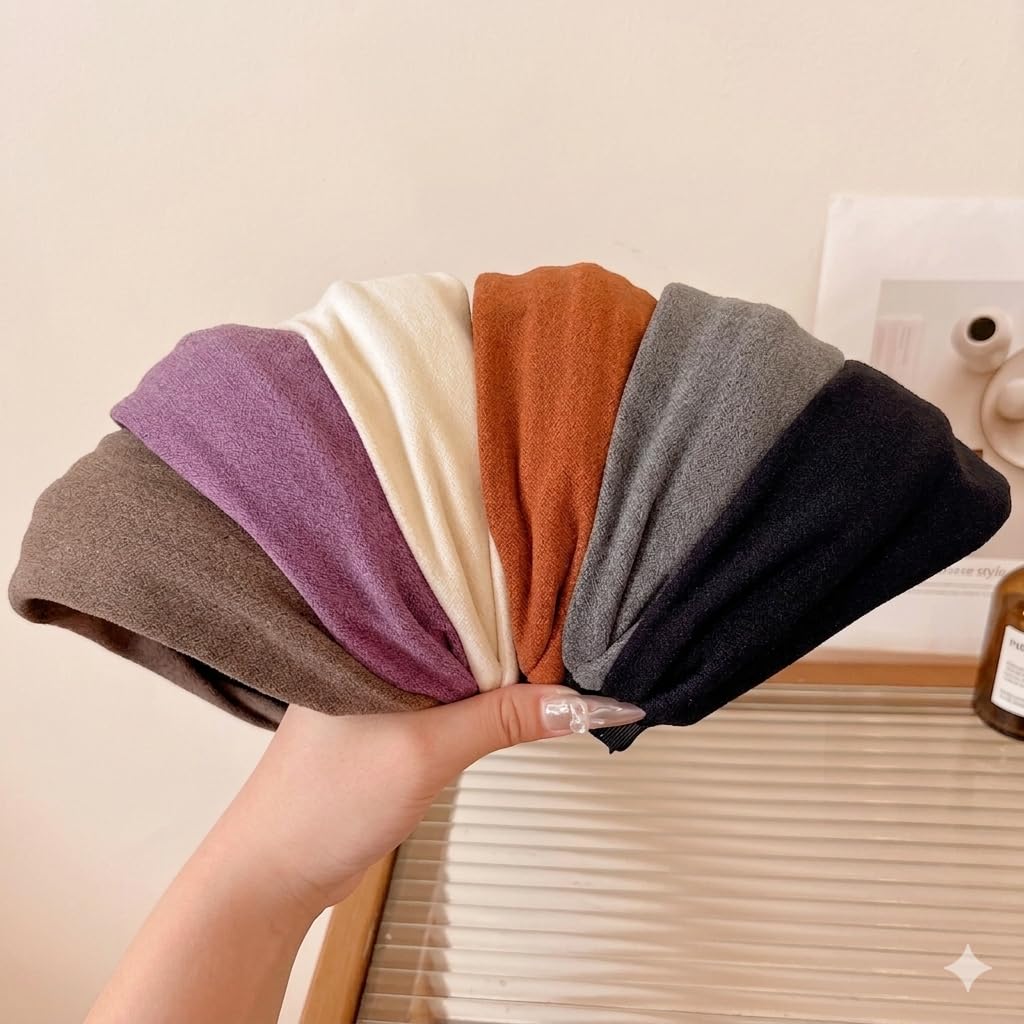 ZJCAHXJ headband flat lay with fall outfit showing seasonal coordination benefits