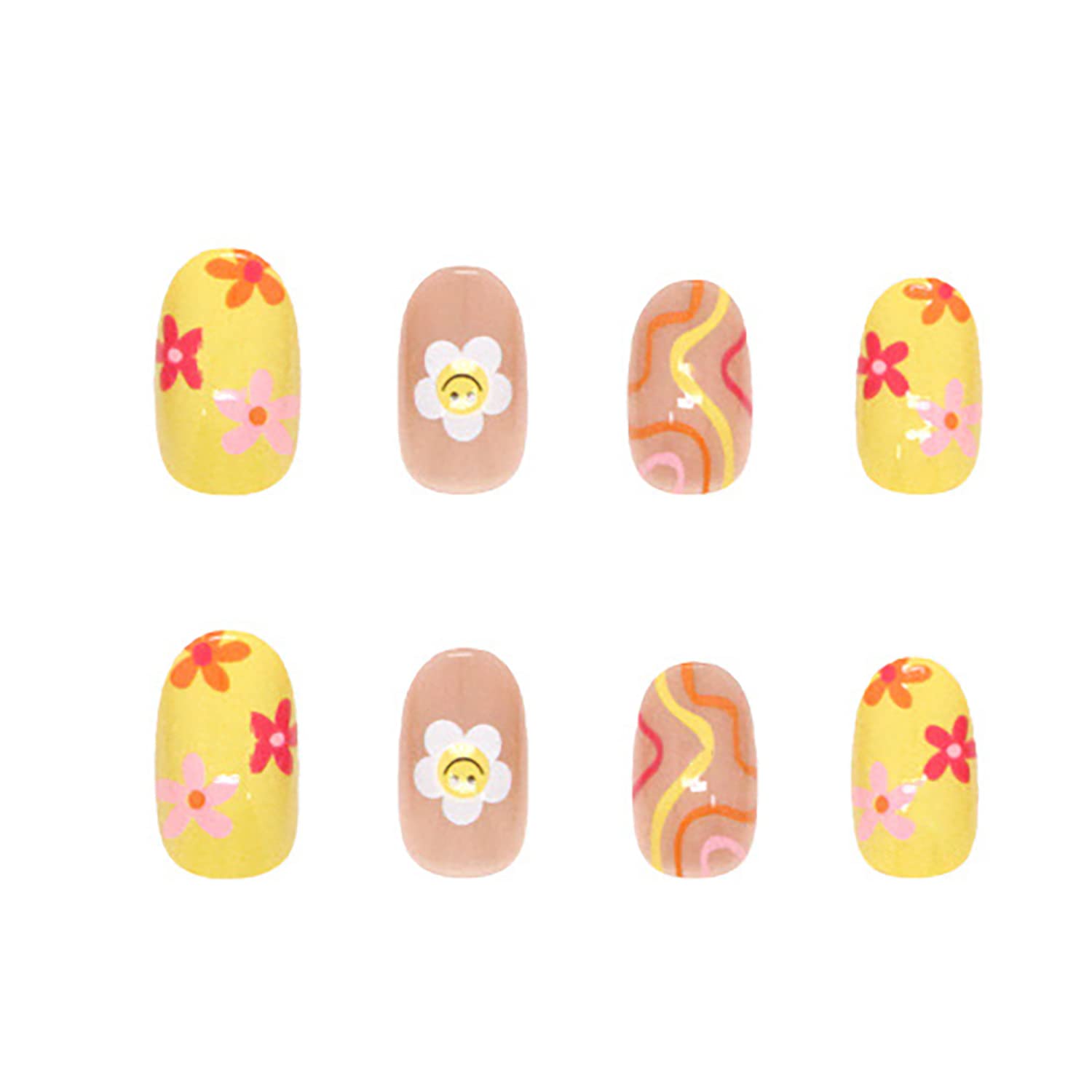 ZJHGDR side profile of almond French tip shape, smooth fit and natural look