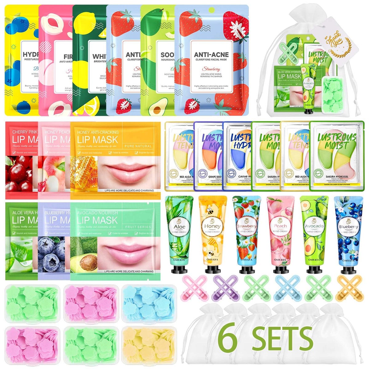ZKONLY front packaging showing complete spa favor set for events