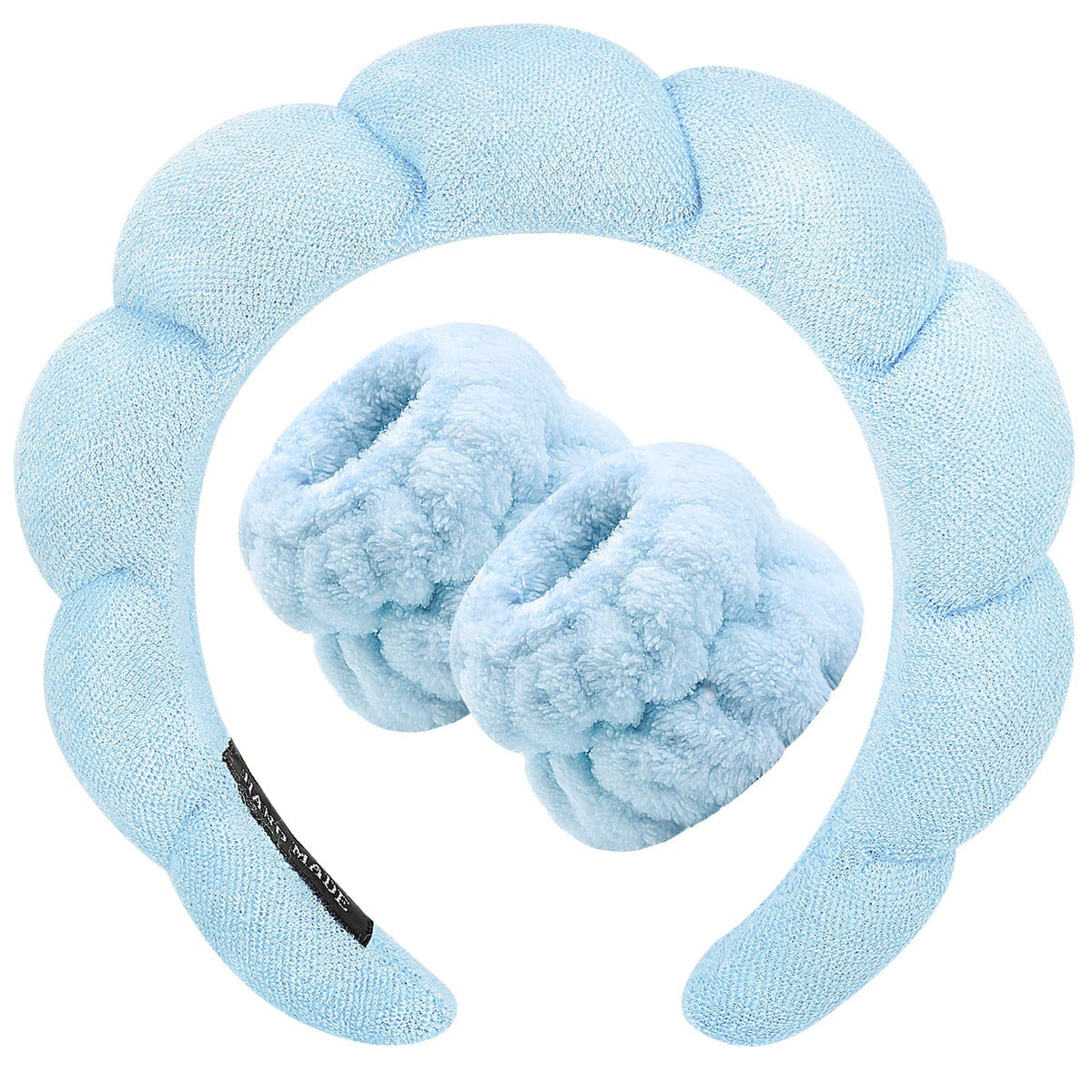 Zkptops headband front view showing padded shape and secure hold