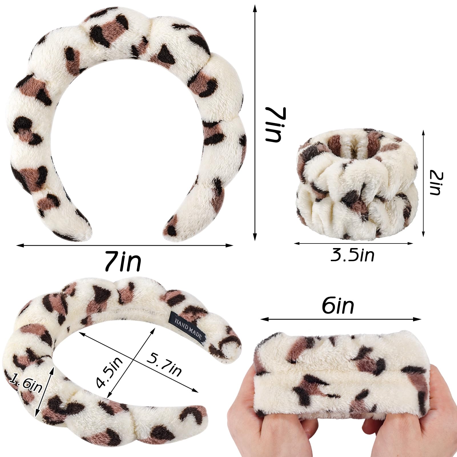 Zkptops headband worn during makeup application keeping hair neatly back