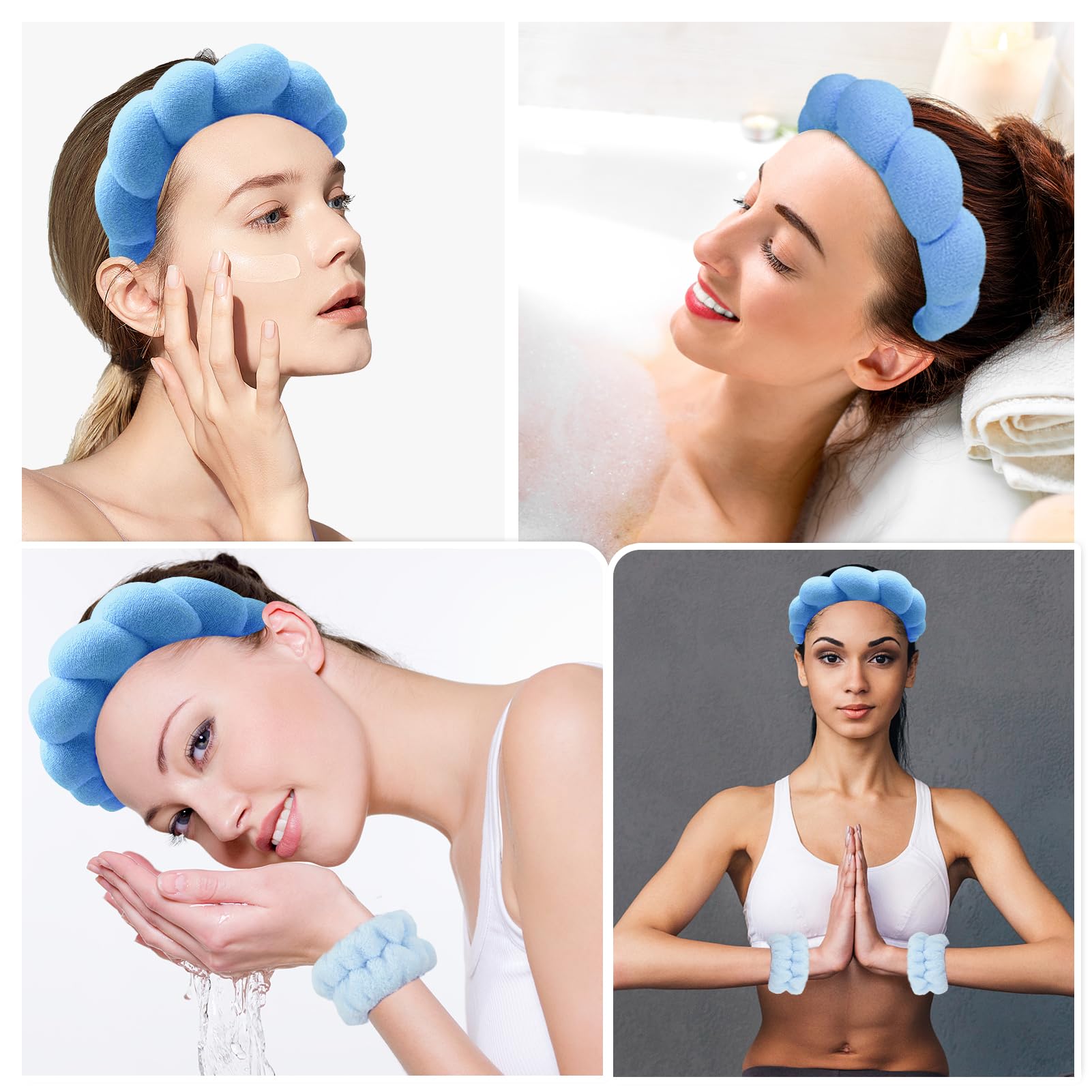 Zkptops headband side profile showing puffy padding for secure, comfortable fit