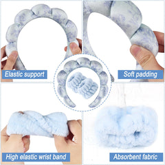 Zkptops headband top view revealing cloud-like shape for full forehead coverage