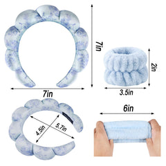 Zkptops in-bathroom usage with headband keeping hair back during face washing