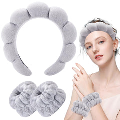 Zkptops headband on bathroom vanity suggesting easy daily skincare integration