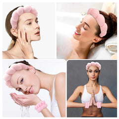 Zkptops wristband detail reveals sponge padding for absorbing makeup remover