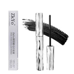 zkyo front packaging showing compact waterproof mascara, reliable travel-friendly