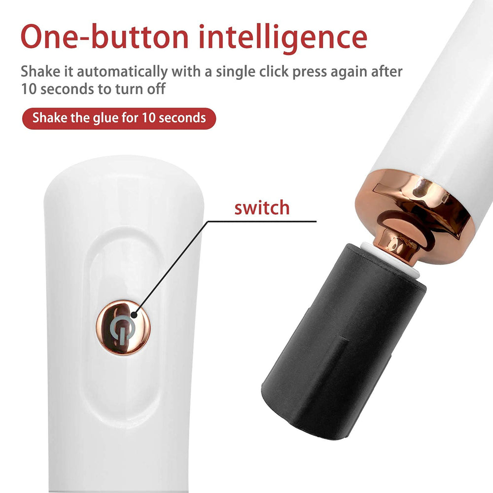 ZLMONDEE close-up of power button and ABS texture demonstrating easy one-touch use