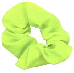 ZLXO NOVELTIES scrunchies worn at festival for bold neon accent and fun look