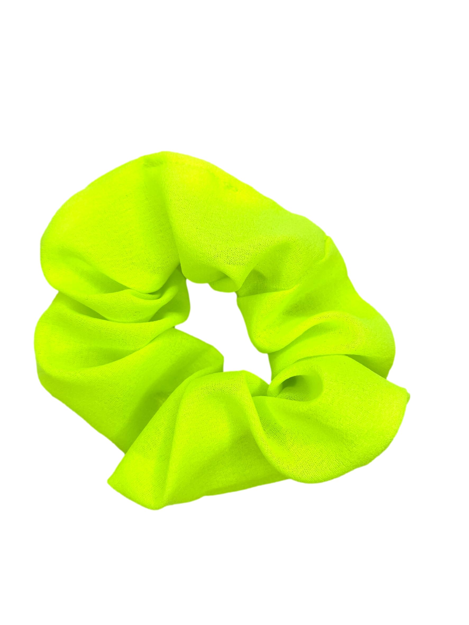 ZLXO NOVELTIES scrunchies held in hand for scale, portable and versatile