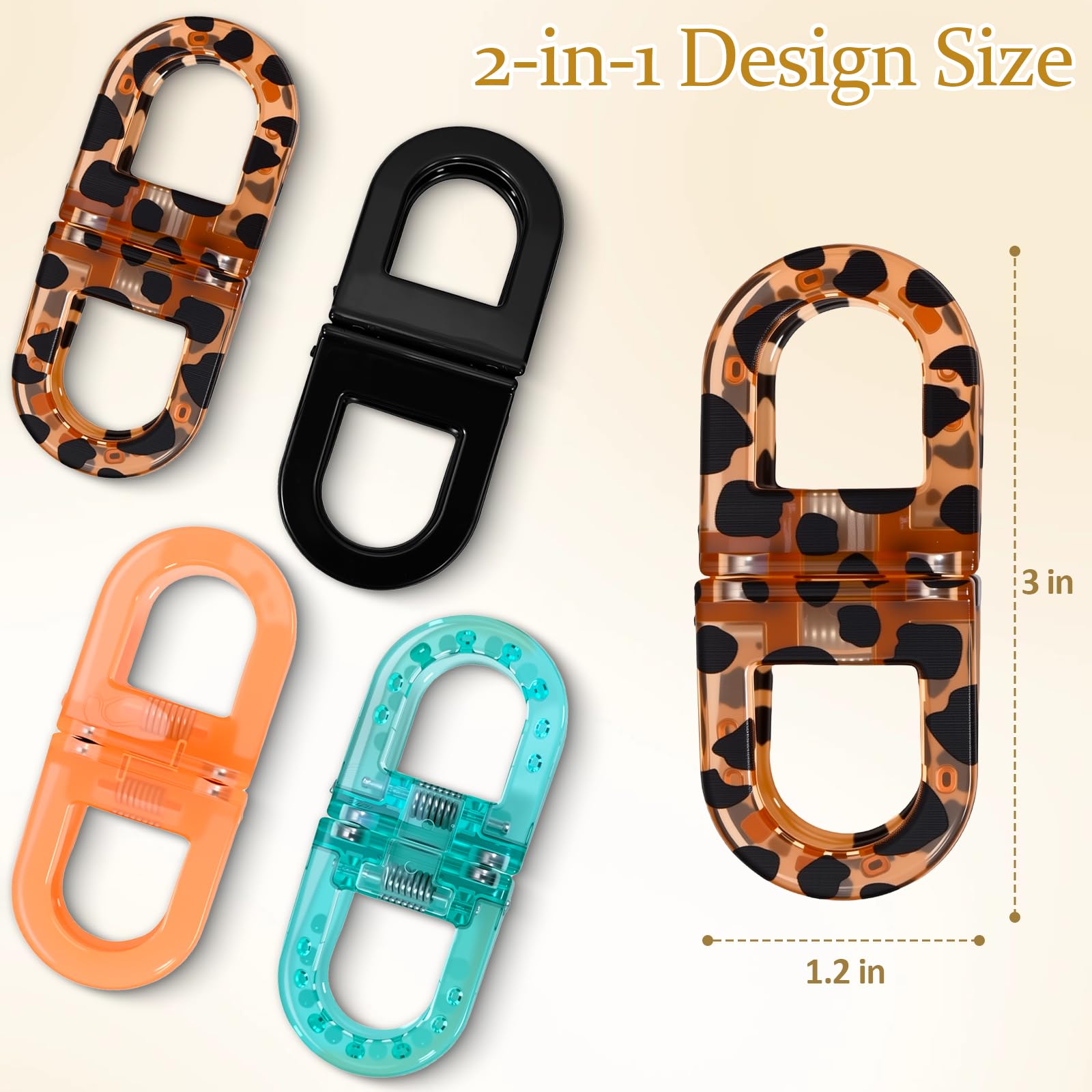 ZMJY clips inside a purse showing compact size and travel convenience