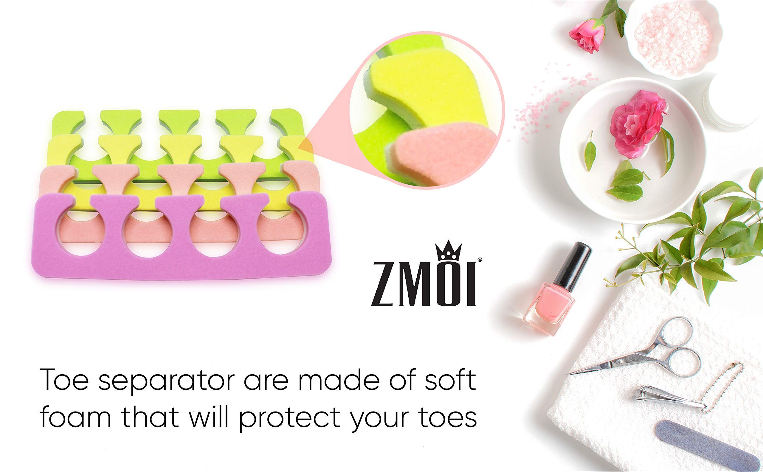 ZMOI washable separators being rinsed for quick hygienic cleaning