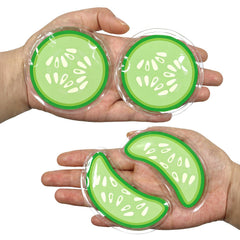 ZNÖCUETÖD front packaging showing reusable eye pad set and benefits