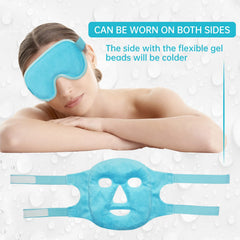 ZNÖCUETÖD eye mask used during morning routine to reduce puffiness quickly
