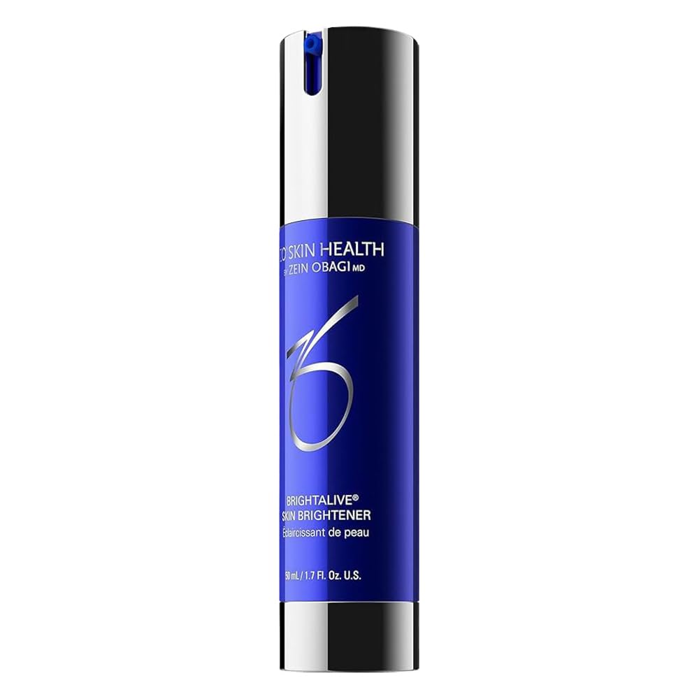 ZO Skin Health Brightalive front packaging showing bottle and label for visible tone benefit