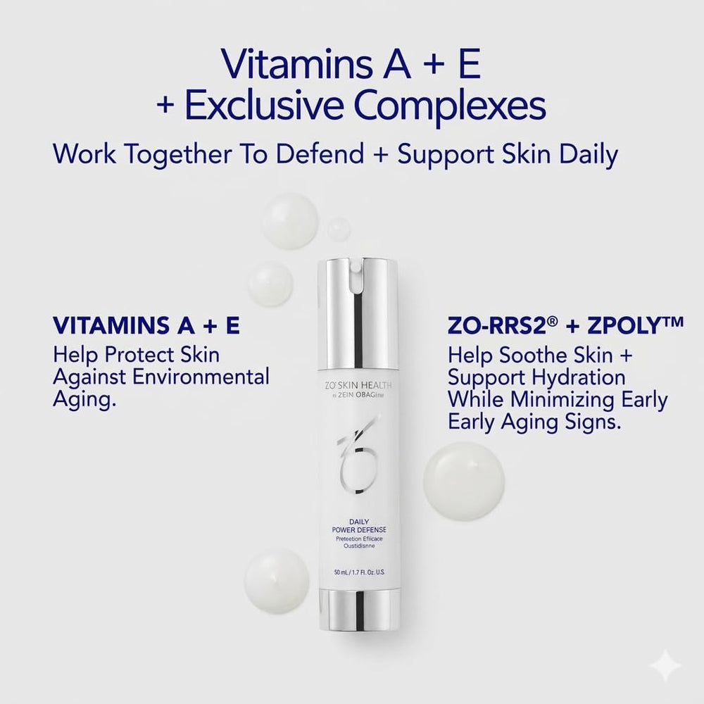 ZO SKIN HEALTH serum dispensed on hand highlighting lightweight texture and quick absorption
