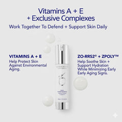 ZO SKIN HEALTH serum dispensed on hand highlighting lightweight texture and quick absorption