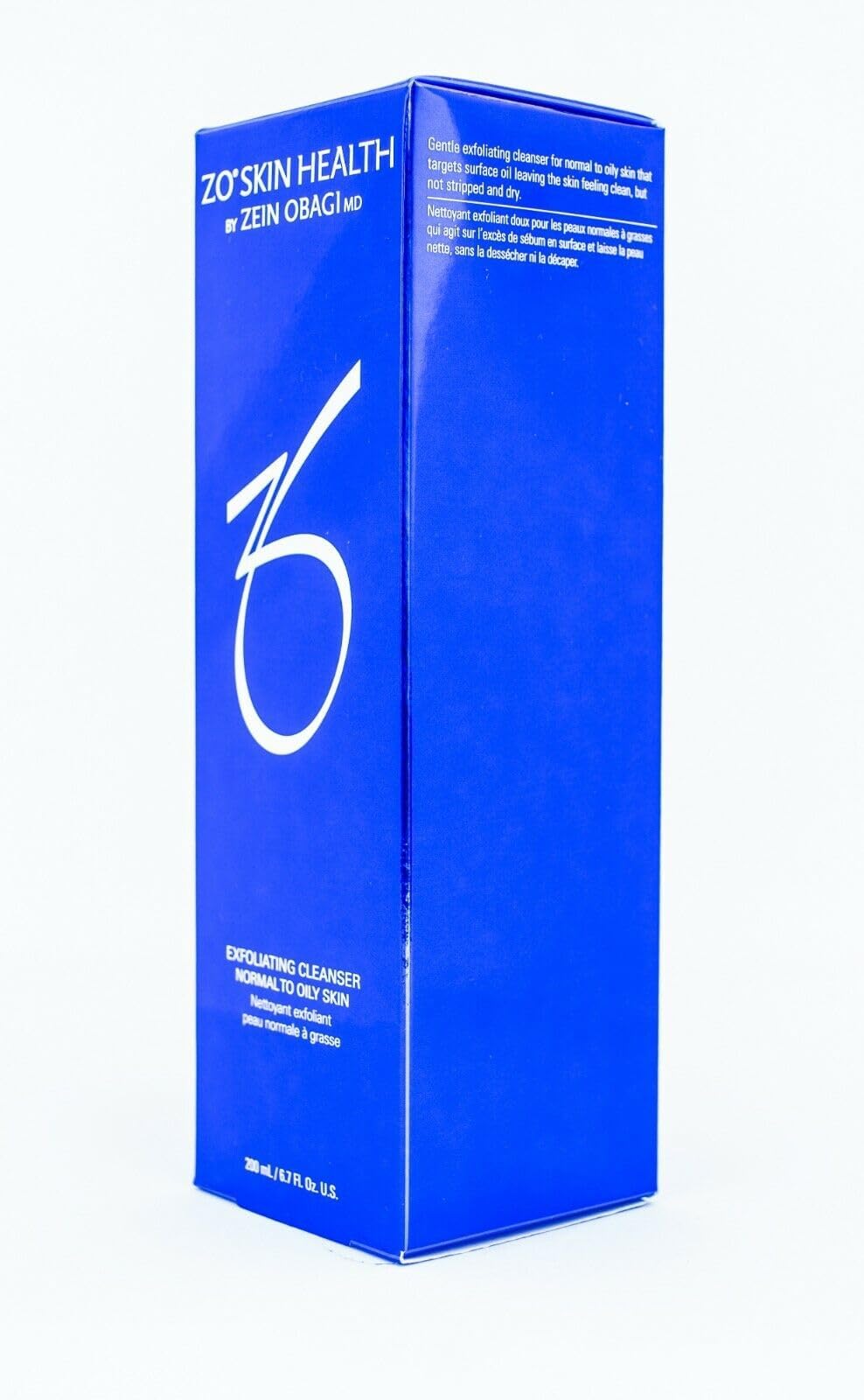 ZO SKIN HEALTH front packaging showing 200mL bottle and branding for easy recognition and shelf appeal