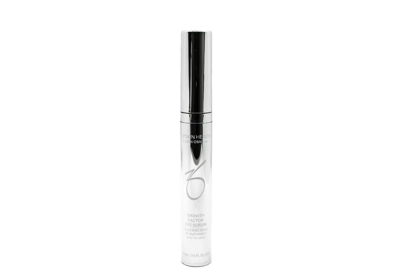 ZO SKIN HEALTH bottle next to ruler showing 0.5 fl oz size for scale