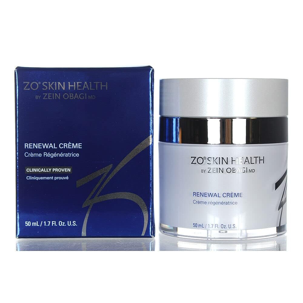 ZO Skin Health front packaging showing jar and soothing moisturizer benefits