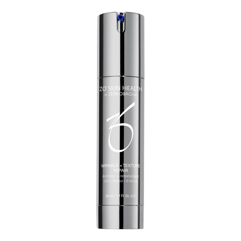 ZO SKIN HEALTH front pump bottle showing product and easy application benefit