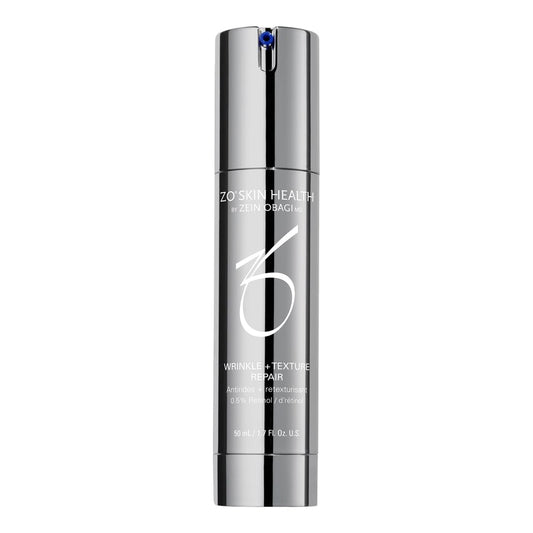 ZO SKIN HEALTH front pump bottle showing product and easy application benefit