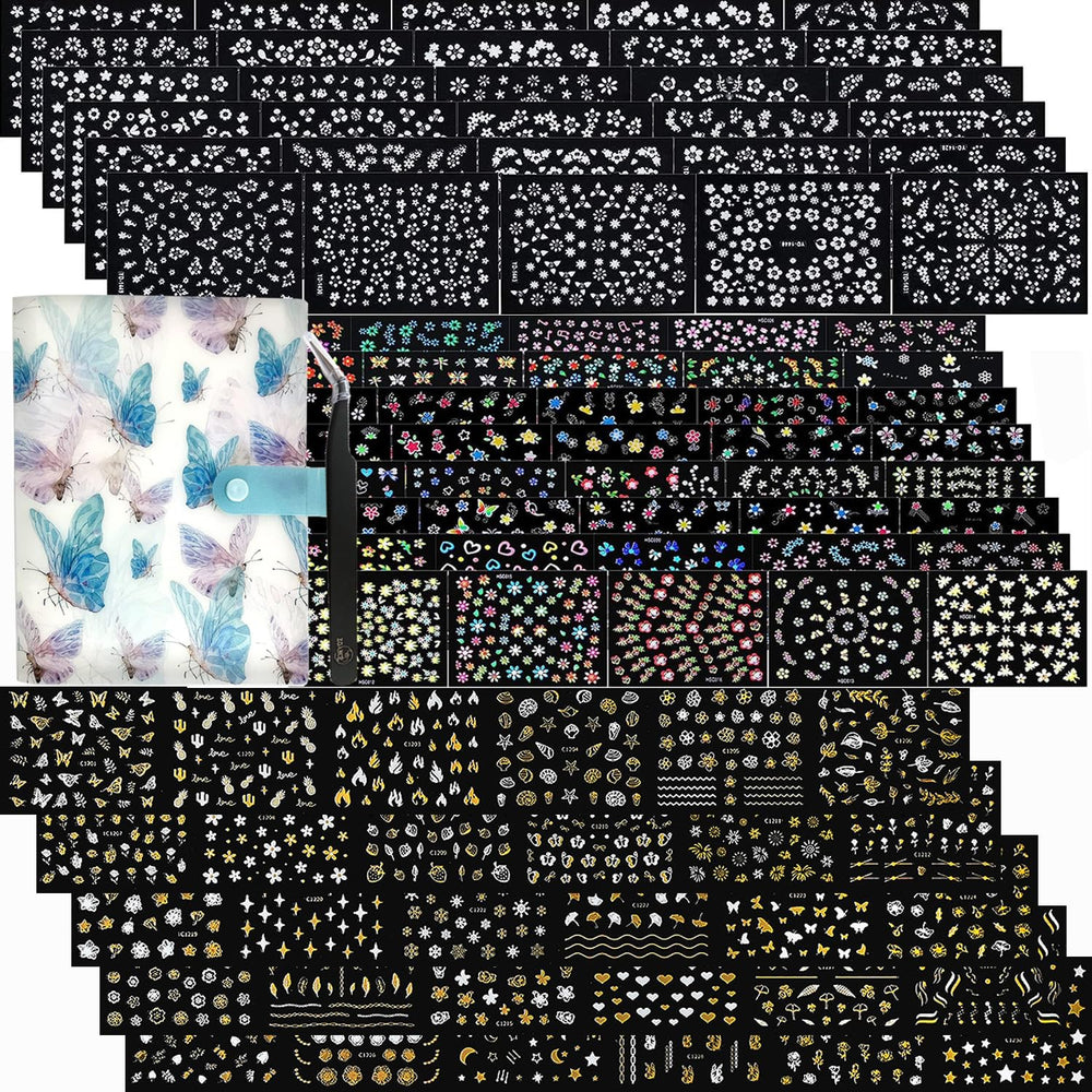 Zoance front packaging showing full sticker set and storage book benefits