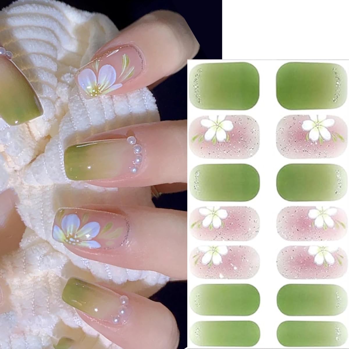 ZOAZJINAZ close-up floral detail highlighting print clarity and delicate shimmer