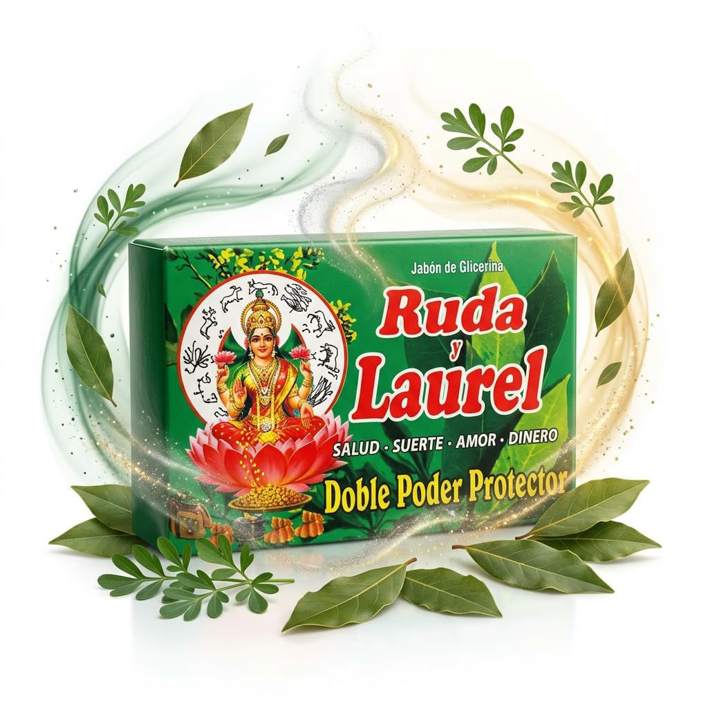 Zoeartcrafts rue soap detail of embedded bayleaf and rue for symbolic use