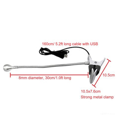 ZOELASS clamp attached to desk demonstrating steady hands-free operation