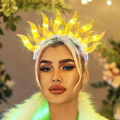 Zoestar close-up of LEDs on crown highlighting even glow and eye-catching radiance