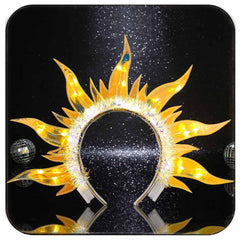 Zoestar front view yellow LED halo glowing for instant attention