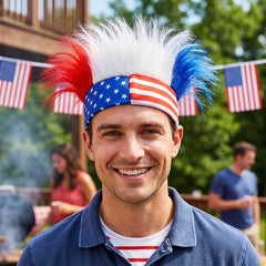 Zoestar headband on model illustrating size and secure comfortable fit
