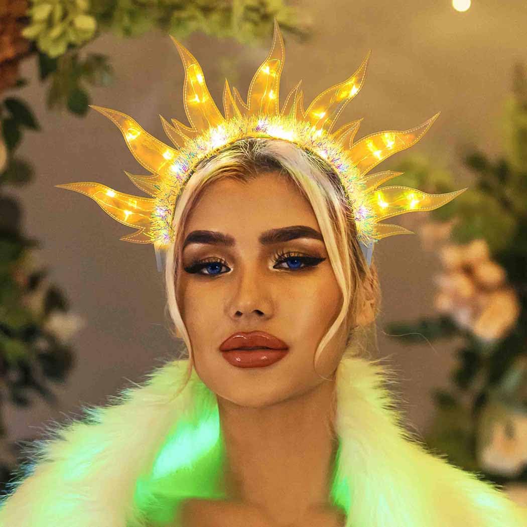 Zoestar worn at night festival creating standout photos and glow