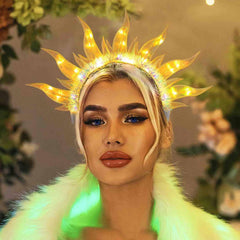 Zoestar worn at night festival creating standout photos and glow