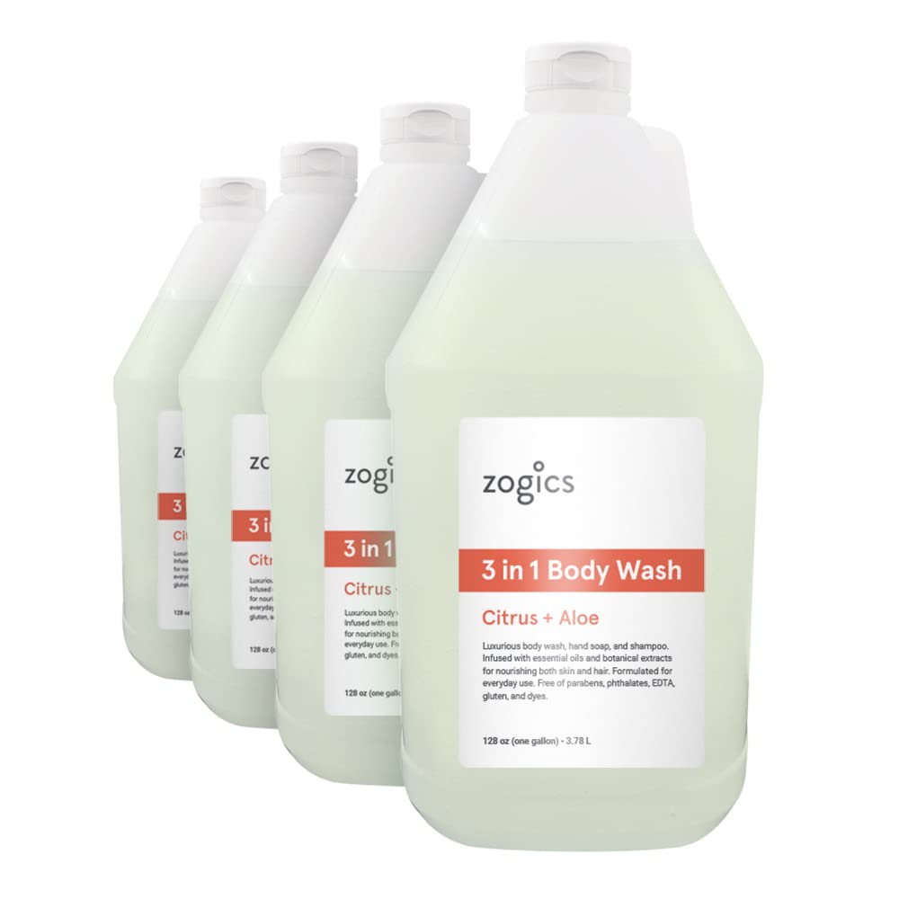 Zogics 3-in-1 front jug showing label and refill convenience