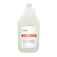 Zogics in gym shower setting demonstrating bulk supply benefit