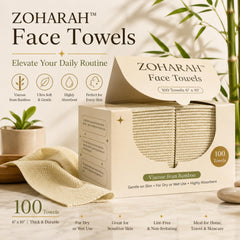 ZOHARAH packaging label closeup showing material details and clarity
