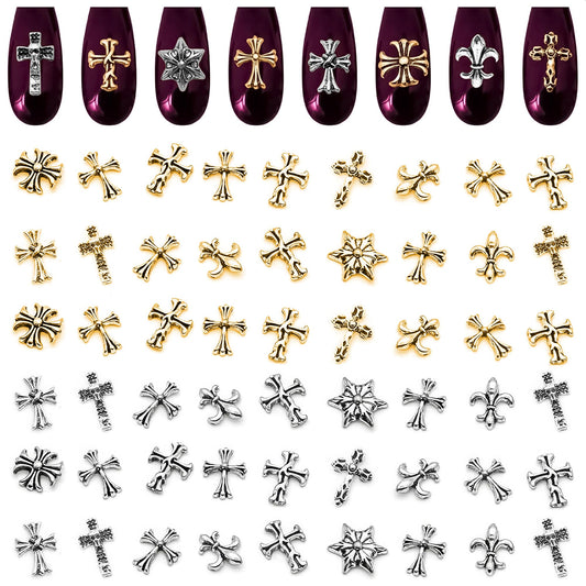 ZOKLU front packaging showing full 240-piece cross charm kit and variety
