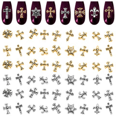 ZOKLU front packaging showing full 240-piece cross charm kit and variety