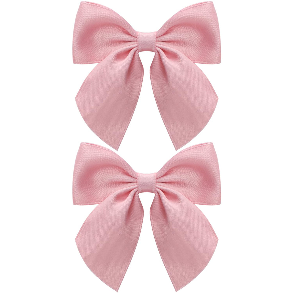 Zolyco rose pink bow front view showing neat shape and polished look