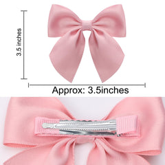 Zolyco bow clipped in hair side profile demonstrating secure hold